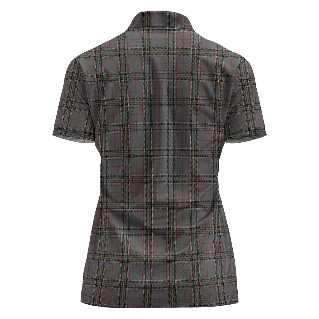 stewart-grey-tartan-polo-shirt-for-women