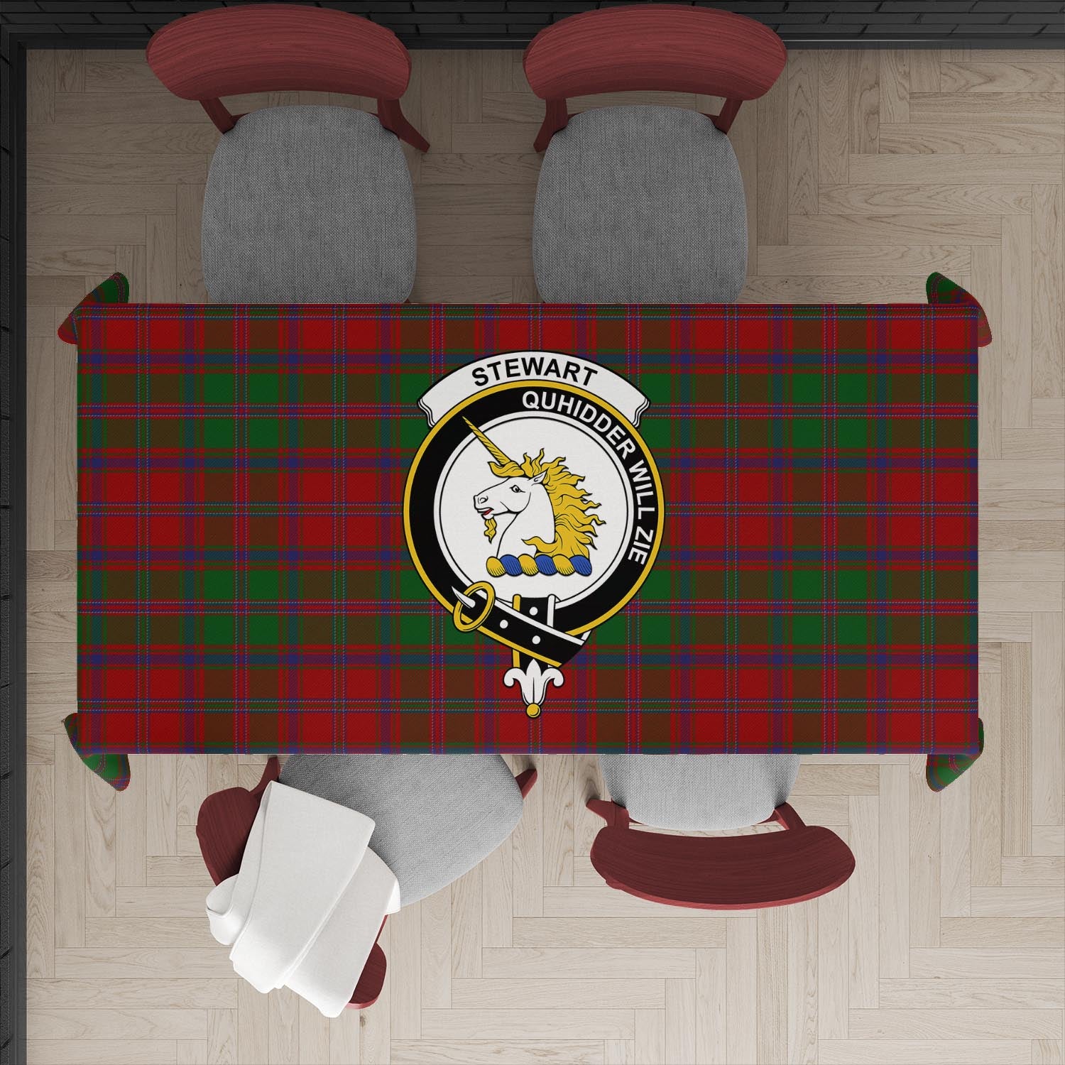 stewart-of-appin-tatan-tablecloth-with-family-crest