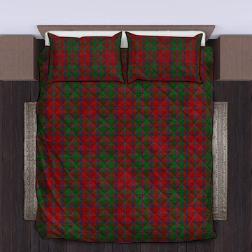 Stewart (Stuart) of Appin Tartan Quilt Bed Set