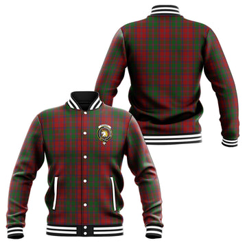 Stewart of Appin Tartan Baseball Jacket with Family Crest
