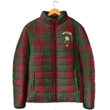 Stewart of Appin Tartan Padded Jacket with Family Crest