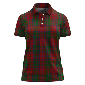 Stewart (Stuart) of Appin Tartan Polo Shirt For Women