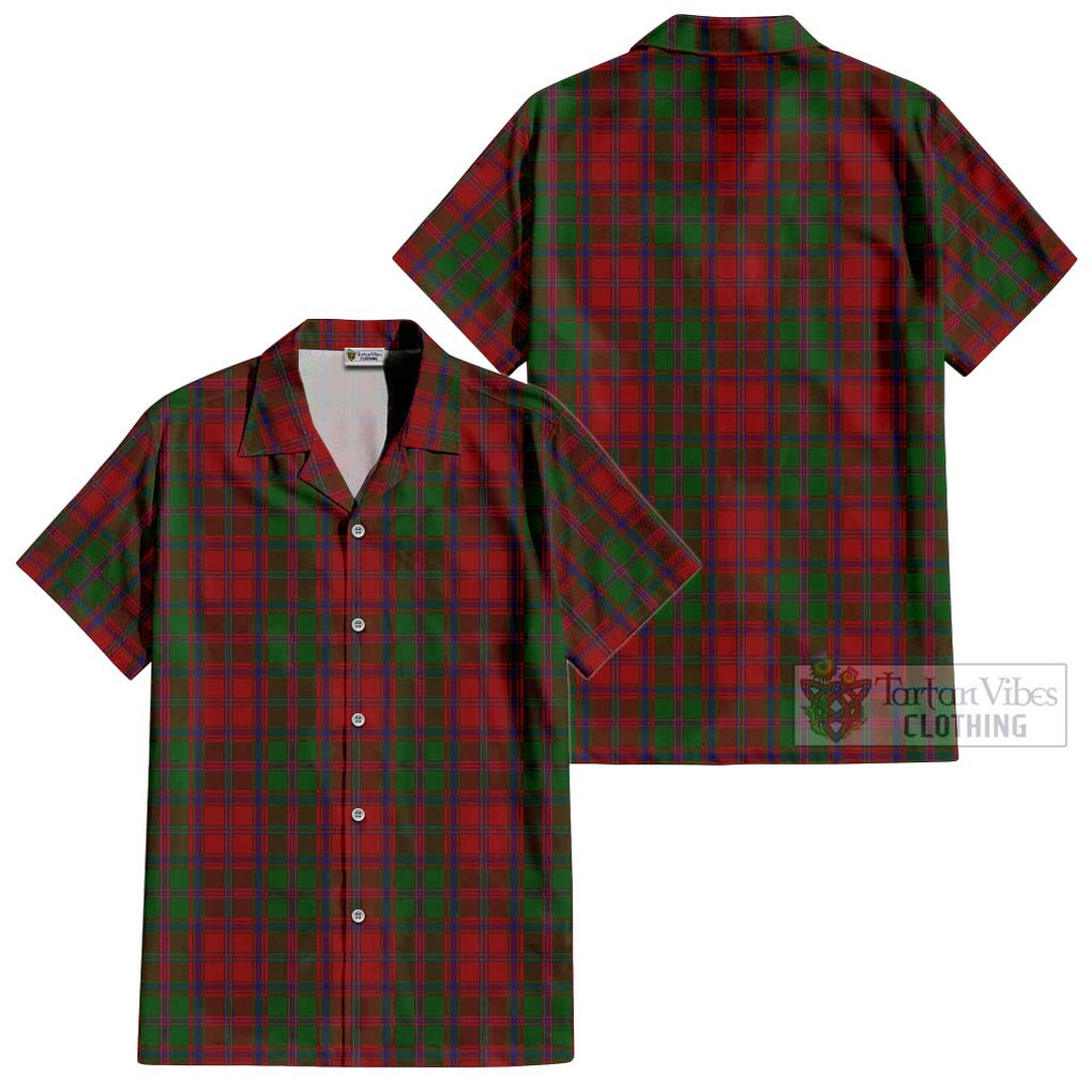 Stewart (Stuart) of Appin Tartan Cotton Hawaiian Shirt Kid - Tartanvibesclothing Shop