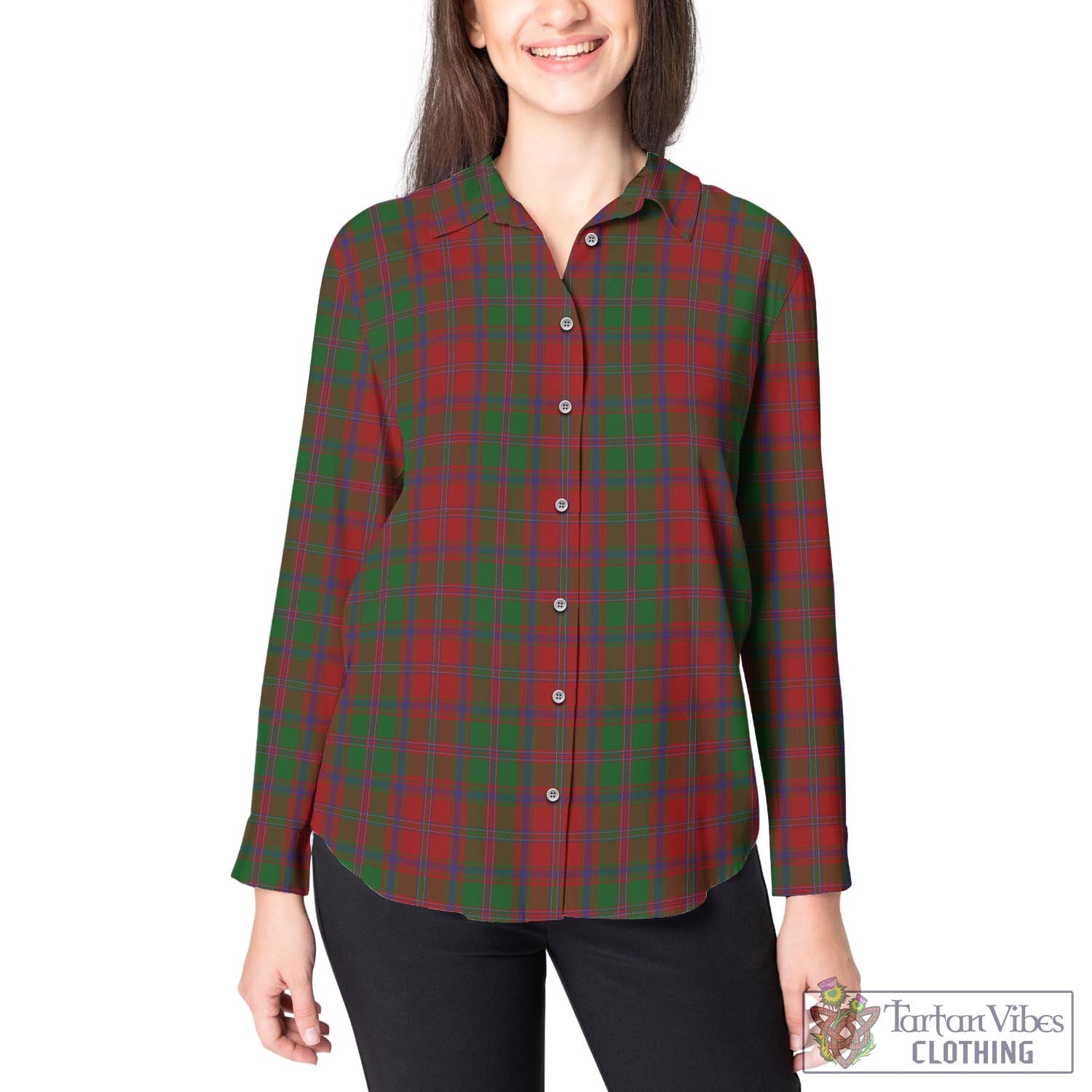Stewart of Appin Tartan Womens Casual Shirt