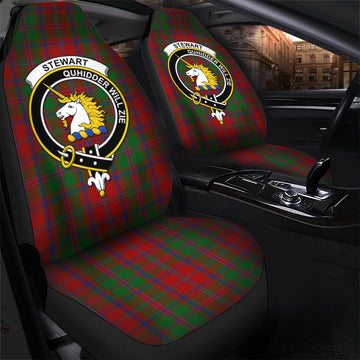 Stewart (Stuart) of Appin Tartan Car Seat Cover with Family Crest
