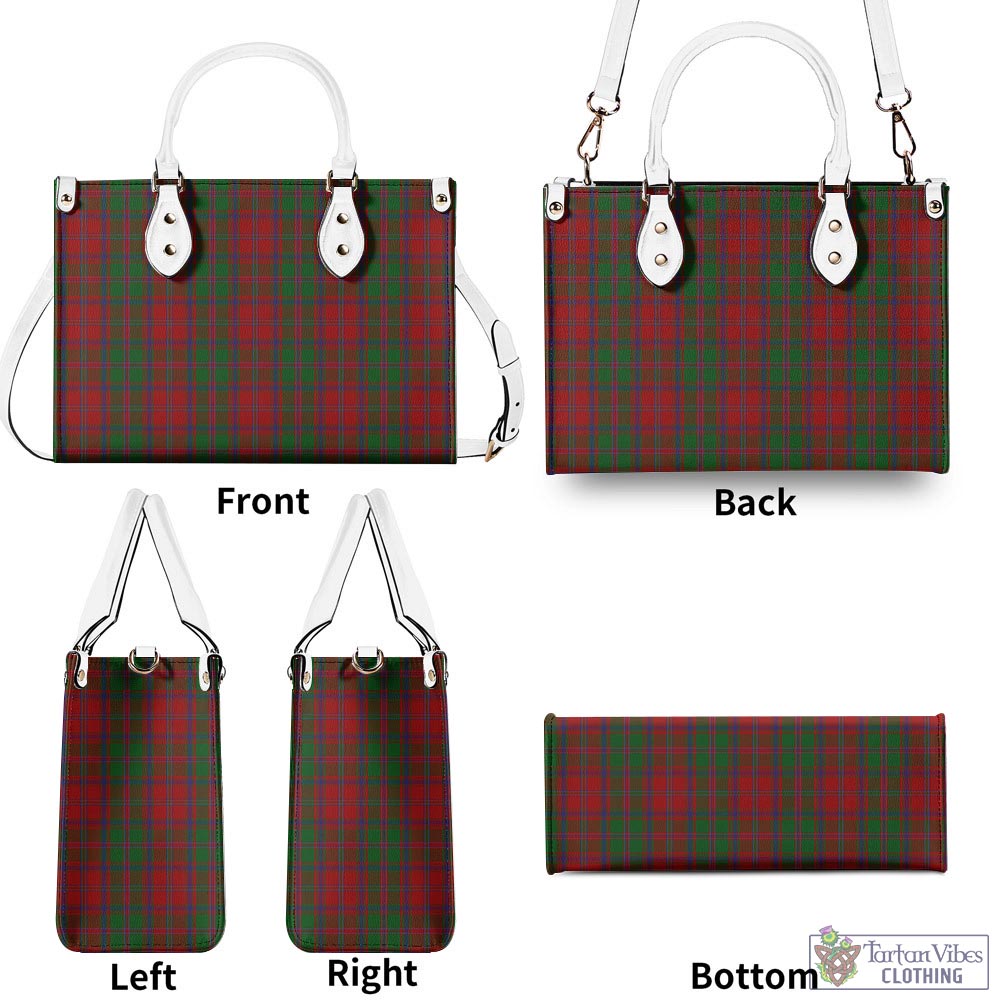 Tartan Vibes Clothing Stewart of Appin Tartan Luxury Leather Handbags