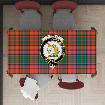 Stewart of Appin Ancient Tatan Tablecloth with Family Crest