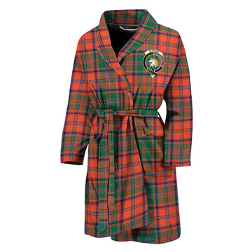 Stewart of Appin Ancient Tartan Bathrobe with Family Crest
