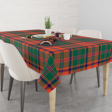 Stewart of Appin Ancient Tatan Tablecloth with Family Crest