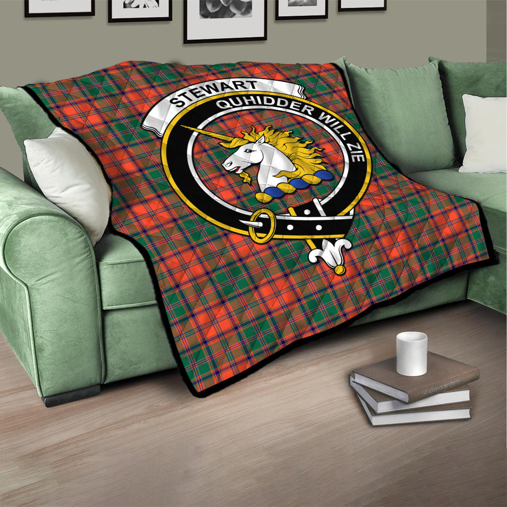 stewart-of-appin-ancient-tartan-quilt-with-family-crest