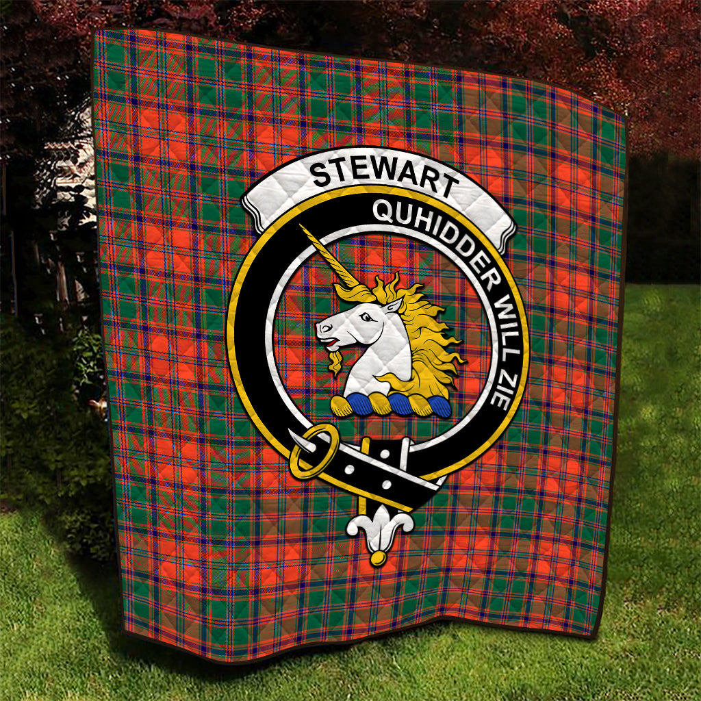stewart-of-appin-ancient-tartan-quilt-with-family-crest