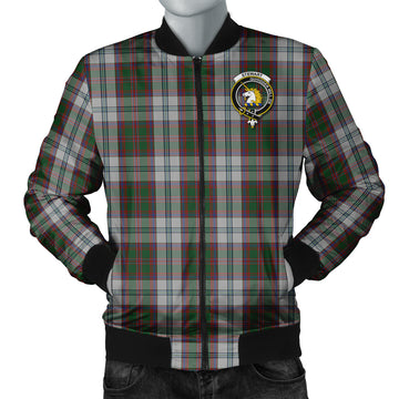 Stewart of Appin Dress Tartan Bomber Jacket with Family Crest