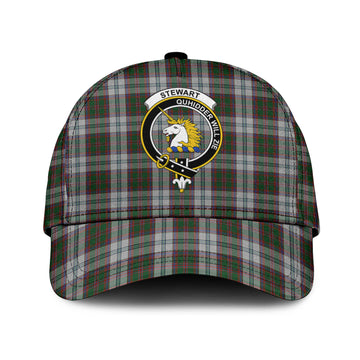 Stewart of Appin Dress Tartan Classic Cap with Family Crest
