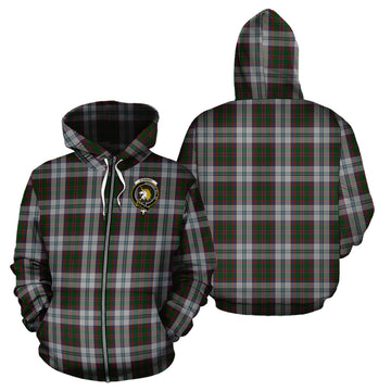 Stewart of Appin Dress Tartan Hoodie with Family Crest