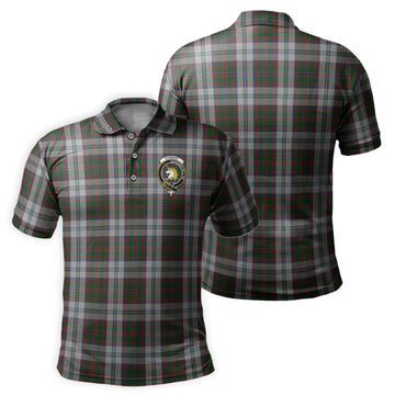 Stewart of Appin Dress Tartan Men's Polo Shirt with Family Crest