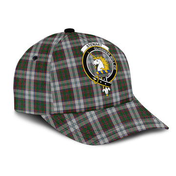 Stewart of Appin Dress Tartan Classic Cap with Family Crest