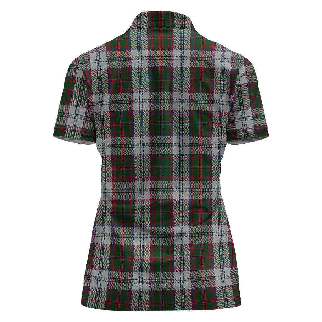 stewart-of-appin-dress-tartan-polo-shirt-with-family-crest-for-women