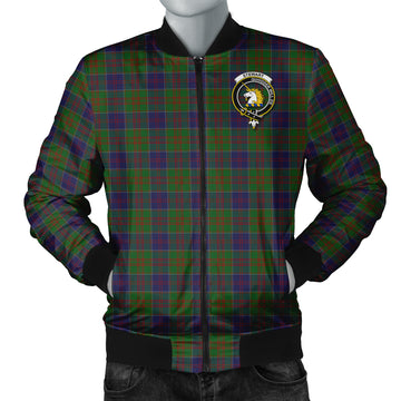 Stewart of Appin Hunting Tartan Bomber Jacket with Family Crest