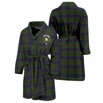 Stewart of Appin Hunting Tartan Bathrobe with Family Crest