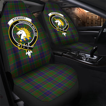 Stewart of Appin Hunting Tartan Car Seat Cover with Family Crest