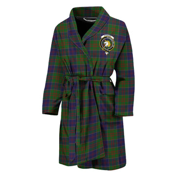 Stewart of Appin Hunting Tartan Bathrobe with Family Crest
