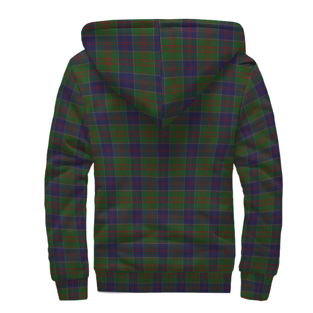 stewart-of-appin-hunting-tartan-sherpa-hoodie-with-family-crest