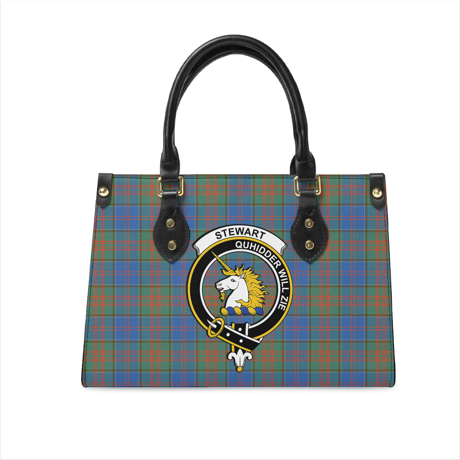 stewart-of-appin-hunting-ancient-tartan-leather-bag-with-family-crest