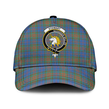 Stewart of Appin Hunting Ancient Tartan Classic Cap with Family Crest