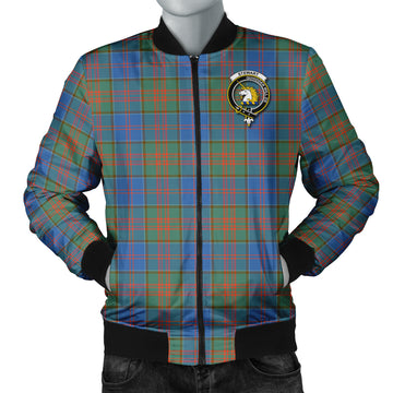 Stewart of Appin Hunting Ancient Tartan Bomber Jacket with Family Crest