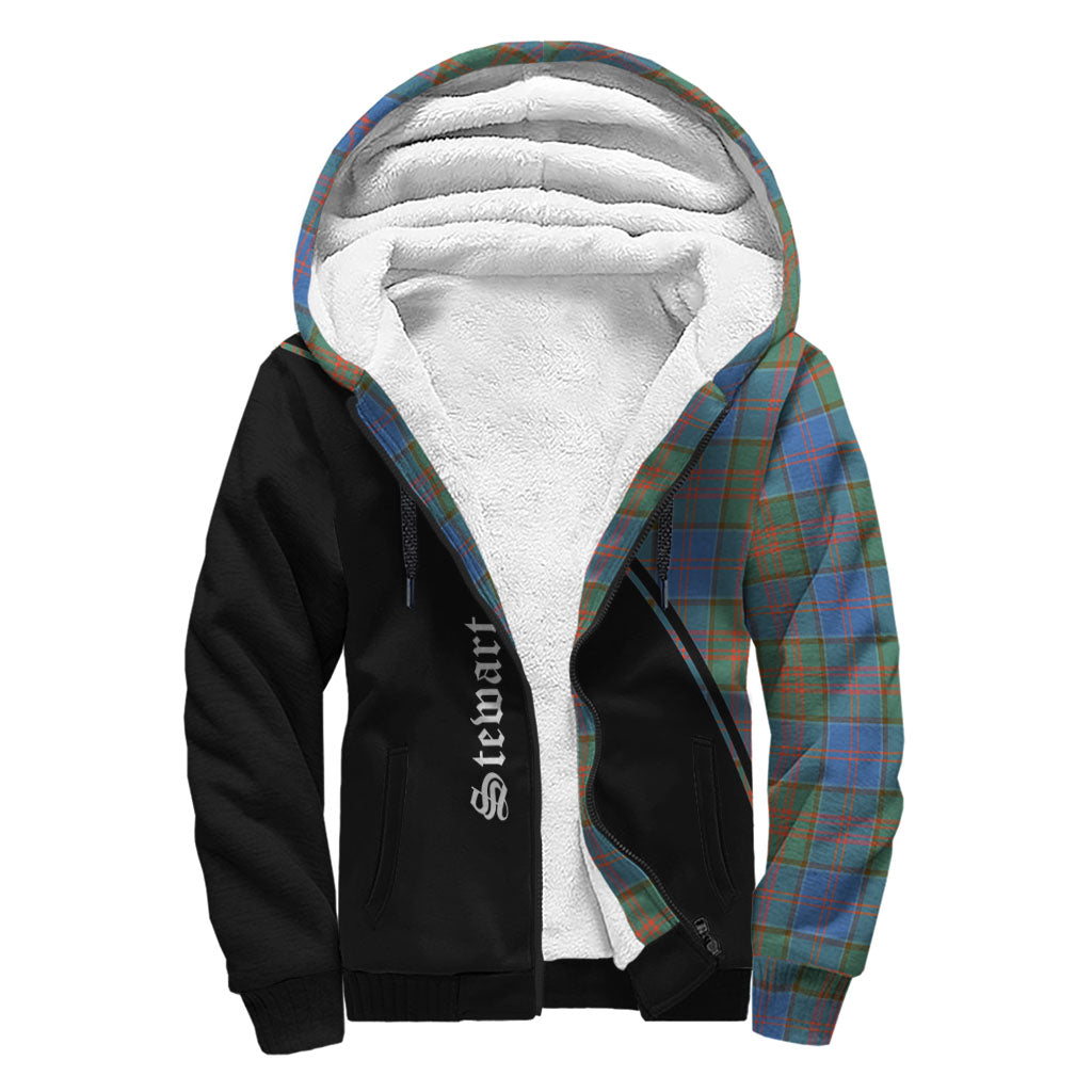 stewart-of-appin-hunting-ancient-tartan-sherpa-hoodie-with-family-crest-curve-style