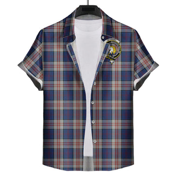 stewart-of-appin-hunting-dress-tartan-short-sleeve-button-down-shirt-with-family-crest
