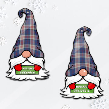 Stewart of Appin Hunting Dress Gnome Christmas Ornament with His Tartan Christmas Hat