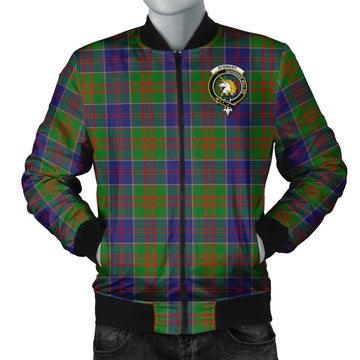 Stewart of Appin Hunting Modern Tartan Bomber Jacket with Family Crest