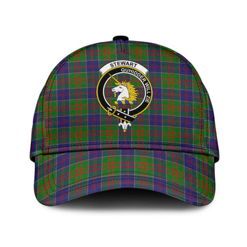 Stewart of Appin Hunting Modern Tartan Classic Cap with Family Crest