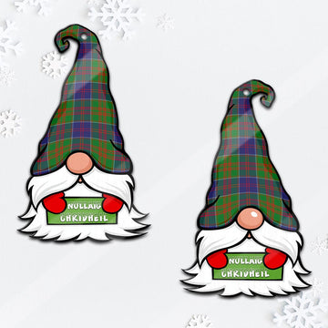 Stewart of Appin Hunting Modern Gnome Christmas Ornament with His Tartan Christmas Hat
