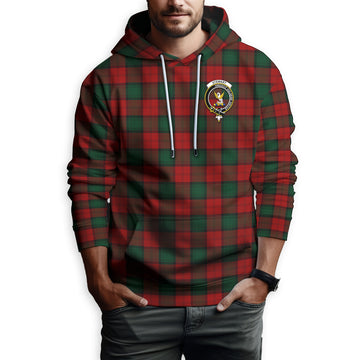 Stewart of Atholl Tartan Hoodie with Family Crest
