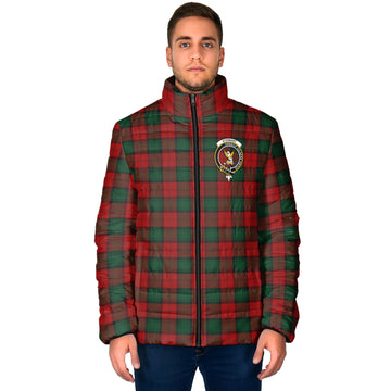 Stewart of Atholl Tartan Padded Jacket with Family Crest