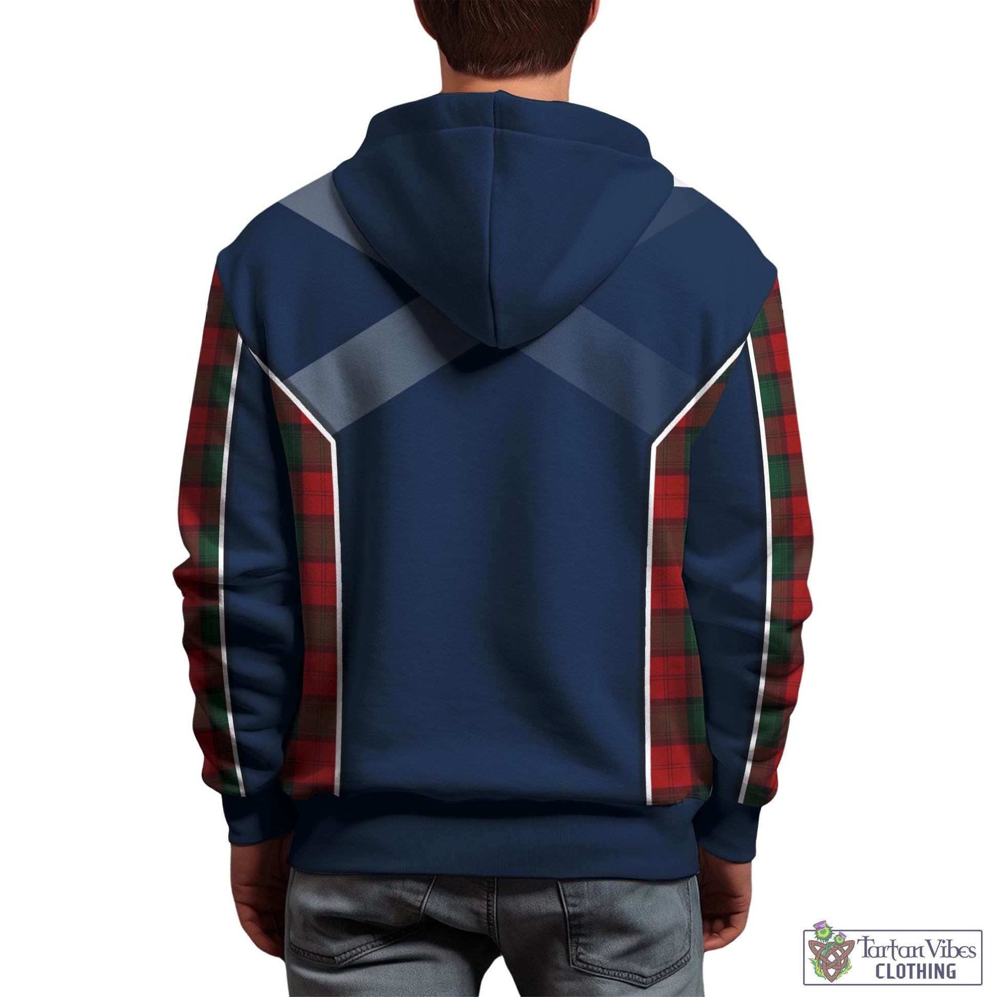Tartan Vibes Clothing Stewart of Atholl Tartan Hoodie with Family Crest and Lion Rampant Vibes Sport Style
