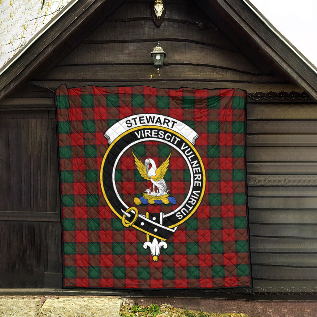 stewart-of-atholl-tartan-quilt-with-family-crest