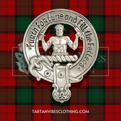 Stewart Atholl Modern Tartan Crest T-shirt main image 1