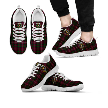 Stewart of Bute Hunting Tartan Sneakers with Family Crest
