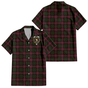 stewart-of-bute-hunting-tartan-short-sleeve-button-down-shirt-with-family-crest