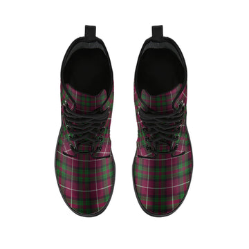 Stewart of Bute Hunting Tartan Leather Boots