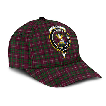 Stewart of Bute Hunting Tartan Classic Cap with Family Crest
