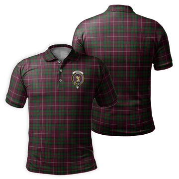 Stewart of Bute Hunting Tartan Men's Polo Shirt with Family Crest