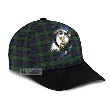 Stewart Old Tartan Classic Cap with Family Crest In Me Style