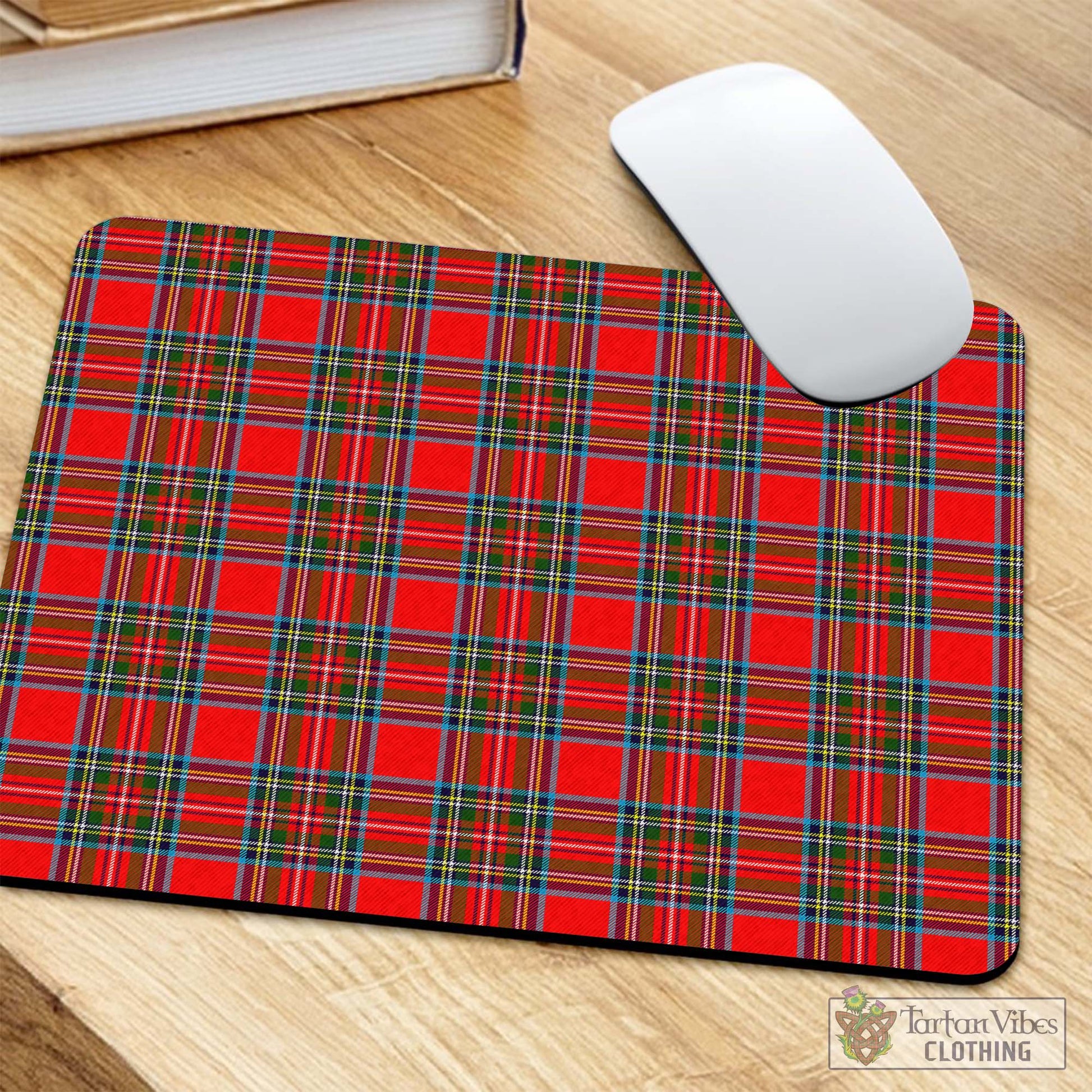 Tartan Vibes Clothing Stewart Royal Tartan Mouse Pad