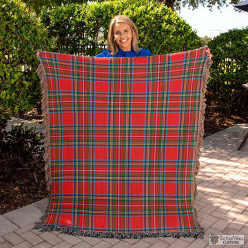 Stewart Royal Tartan Woven Blanket