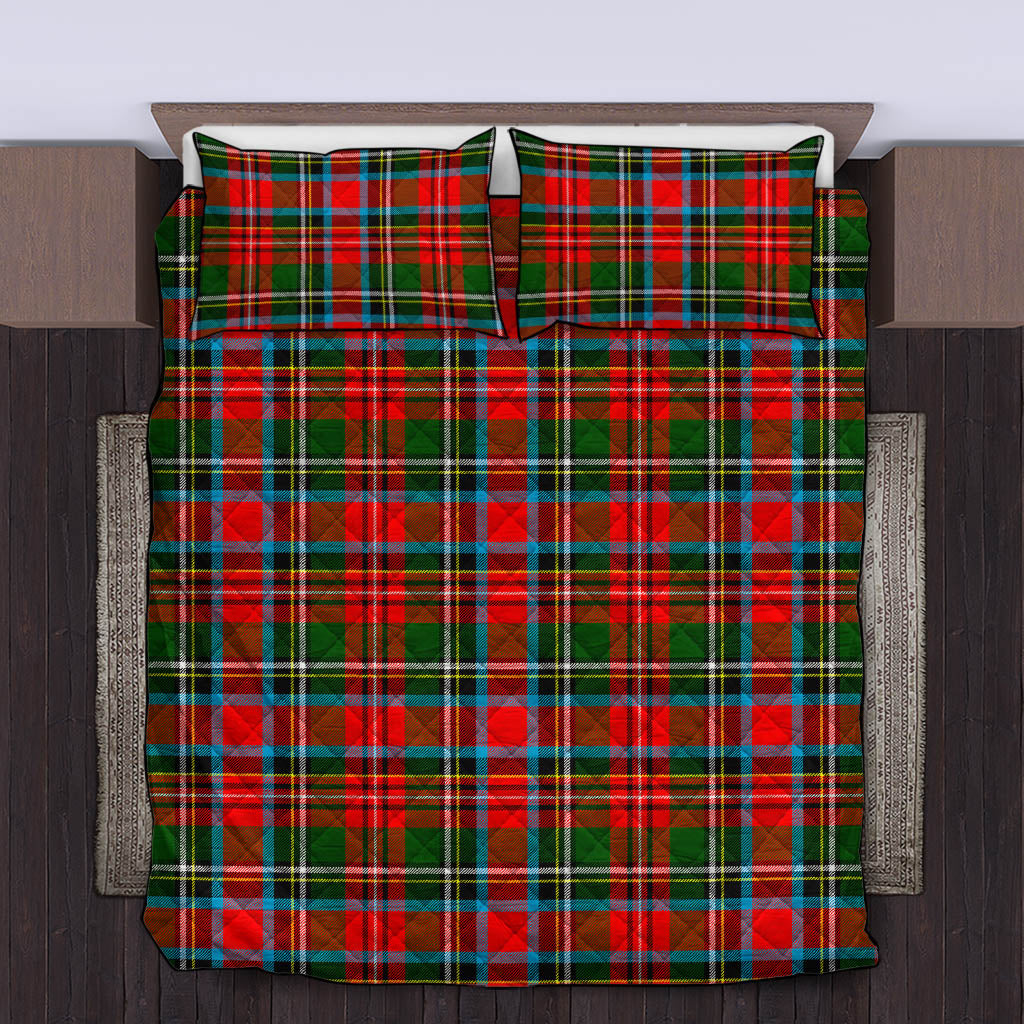 Stewart Royal Tartan Quilt Bed Set - Tartanvibesclothing Shop