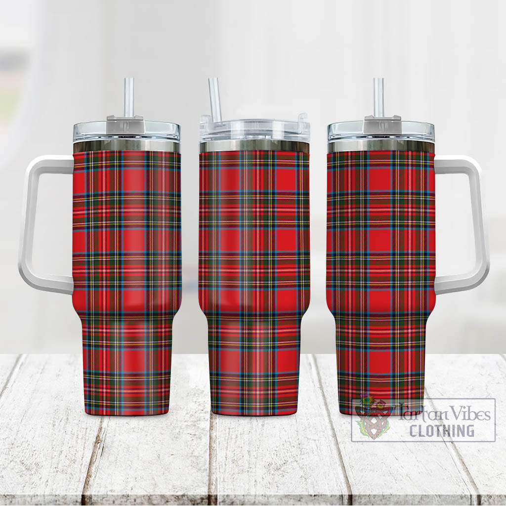 Tartan Vibes Clothing Stewart Royal Tartan Tumbler with Handle